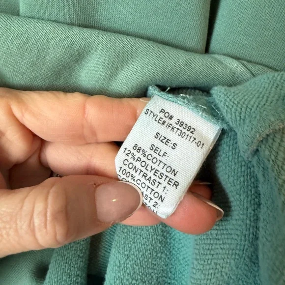 Fantastic Fawn Sage green pullover relaxed sweatshirt size small - Picture 3 of 6